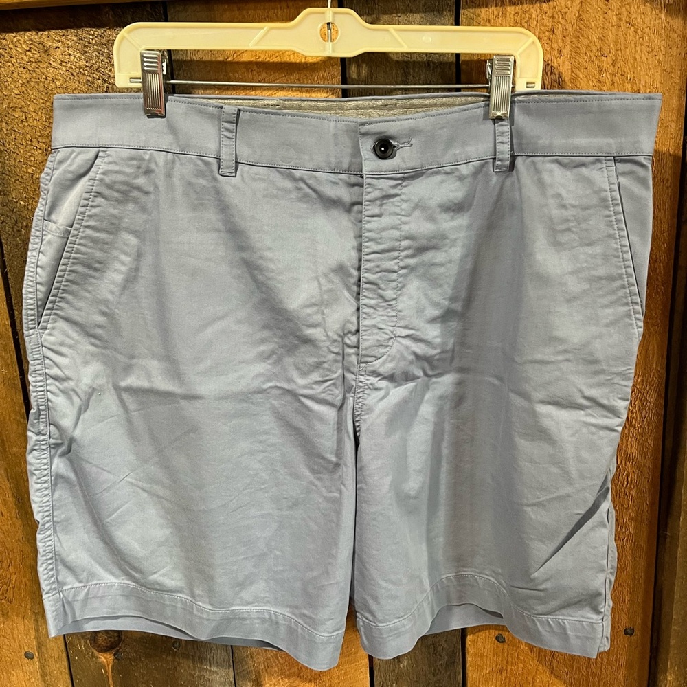 Nike Blue- Gray Flat Front Shorts Casual Style